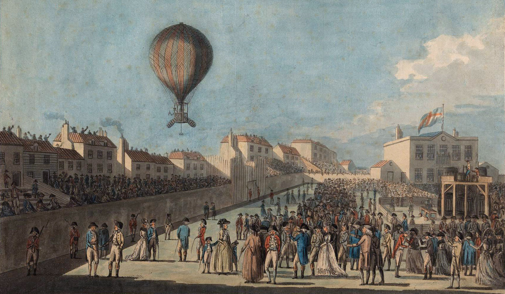 Francis Jukes makes the first balloon ascent in England in 1784. 